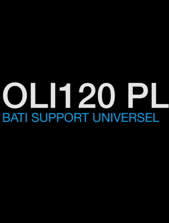 Installation oli120 plus bâti support universel