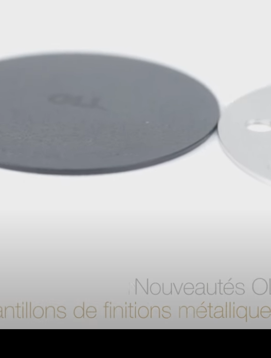 échantillons de finitions métalliques