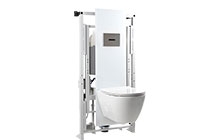 Easy Move is the complete package. It offers a solution that is both aesthetically pleasing and highly functional that allows the user to vary the height of a toilet using a remote control.