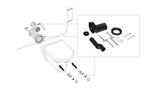 Eccentric Set Connection 25MM