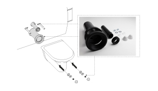 Toilet Connection Pipe 