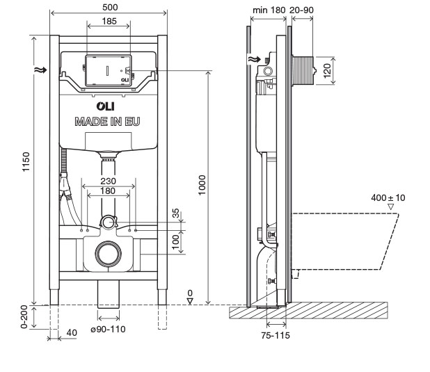 Desenho-Cotado-OLI120-Plus-Autoportante