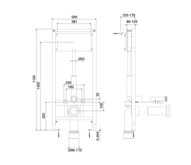 Dimensioned-Drawing-WC-Frame