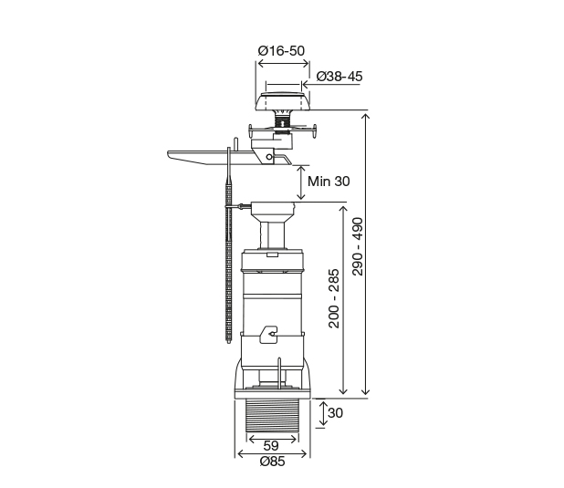 Dimensioned-Drawing-Push-ECO