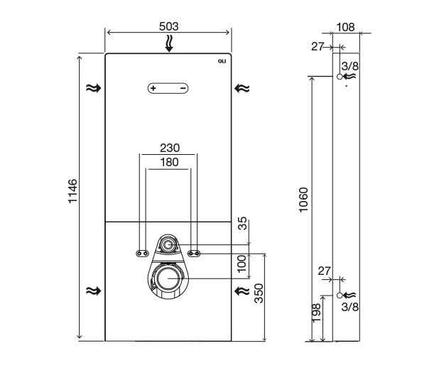 Dimensioned-Drawing-QR-Inox-Wall-hung