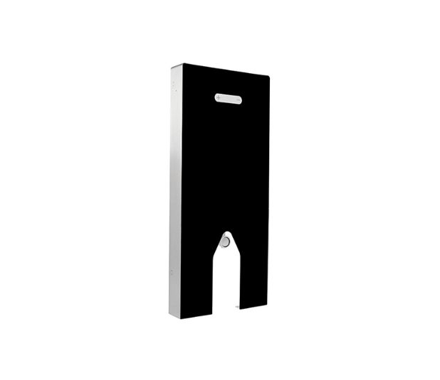 QR-Inox-schwarz-boden-Drucktaste