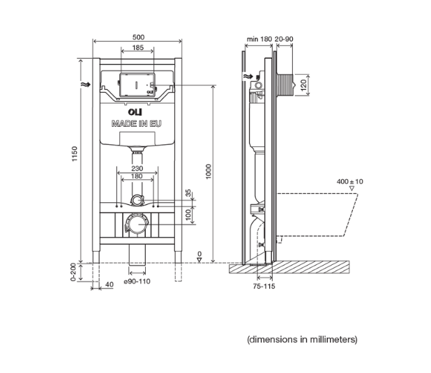Desenho-Cotado-OLI120-Plus-Autoportante