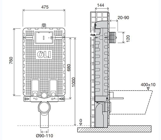 размерный-чертеж-OLI120-Plus-Block